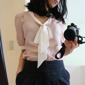 Jason Wu for Target Polka Dot Bow Blouse